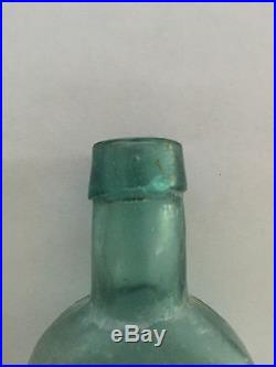 Antique G. W. Merchant Lockport, NY Old Medicine Bottle, Fantastic Deep Color