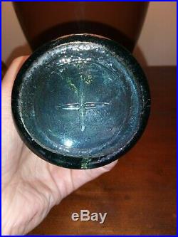 Antique Geyser Spring Saratoga New York Spouting Glass Bottle Mineral Water