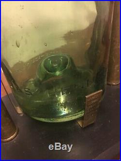 Antique Giant Glass Bottle Hennessy Advertising Schieffelen & Co New York City
