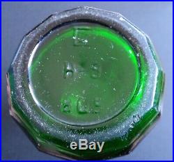 Antique Green Seltzer Bottle Beveled Glass Lido Club New York Royal Klub Philly