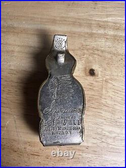 Antique Iroquois Indian Head Beer & Ale Bottle Opener Buffalo Ny