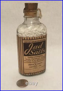 Antique Lad Salts Medicine Bottle Whitehall Pharmacal Co. New York NY Rare