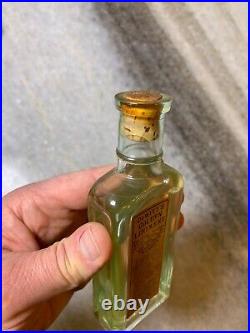 Antique Medicine Bottle Label UNOPENED Dewitt's Golden Liniment CHICAGO NEW YORK