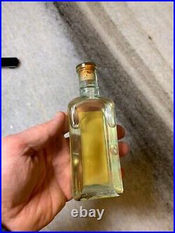 Antique Medicine Bottle Label UNOPENED Dewitt's Golden Liniment CHICAGO NEW YORK