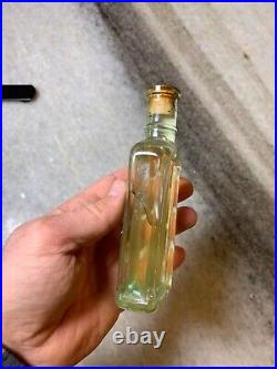 Antique Medicine Bottle Label UNOPENED Dewitt's Golden Liniment CHICAGO NEW YORK