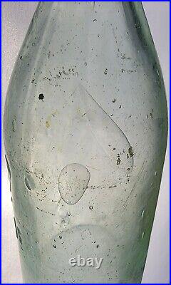 Antique Morgan Brothers M. B. & Co Beer Soda Bottle Manhattan NY Blob Top c1861