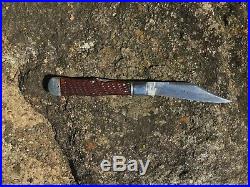 Antique NEW YORK KNIFE CO WALDEN HUNTER 187 Lock Back Pocket Knife Coke Bottle