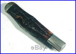 Antique Napanoch Knife Co. N. Y. Coke Bottle Bone Pocket Knife Original+RARE