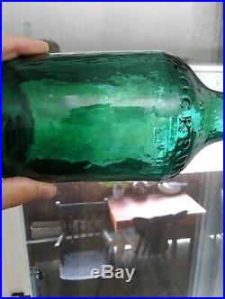 Antique Oak Orchard Acid Springs Lockport, NY Mineral Water Bottle 1800s