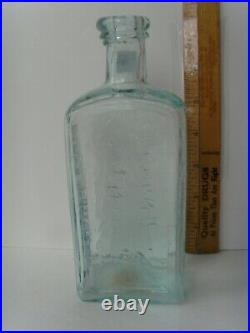 Antique Open Pontil Rare Auburn, N. Y. Medicine Bottle 7&1/8th 1820-1850 67/2