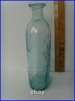 Antique Open Pontil Rare New York Medicine Bottle 7½ circa 1820-1850 67/1