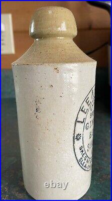 Antique Original Lee & Green English Brewed Ginger Beer Stoneware Syracuse Ny