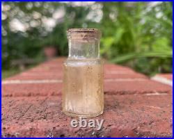 Antique Poison Bottle with Skull Chas Pfizer & Co New York EMPTY Advertising