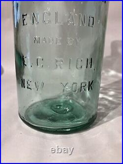 Antique Robert Gibson's Tablets Bottle E. C. Rich Manchester England New York 13