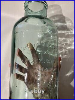 Antique Robert Gibson's Tablets Bottle E. C. Rich Manchester England New York 13