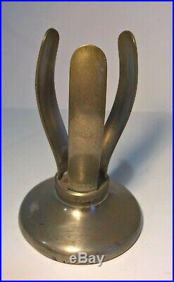 Antique Round Bottom Soda Bottle Torpedo Metal Stand N. Y. S. & Co