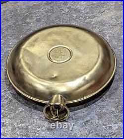 Antique Saks New York GEM Brass Hot Water Bottle/Bed Warmer Regus Schrader Cap