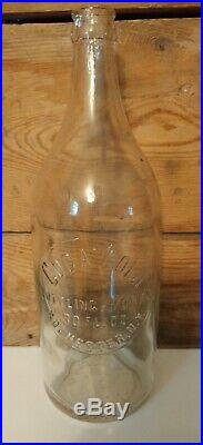 Antique Slug Plate Coca-cola Rochester N. Y. 30 Oz Straight Sided Bottle