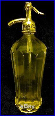 Antique Vintage Seltzer Bottle-tanenbaum Bros. Liberty, N. Y