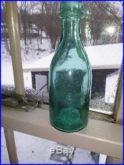 Antique W. E Brockway New York Soda Bottle 1800s