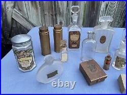 Antique WOODWORTH & Sons ROCHESTER NY GLASS Perfume Bottle Collection 1800-1900s