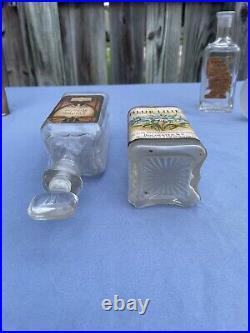 Antique WOODWORTH & Sons ROCHESTER NY GLASS Perfume Bottle Collection 1800-1900s