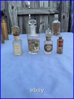 Antique WOODWORTH & Sons ROCHESTER NY GLASS Perfume Bottle Collection 1800-1900s