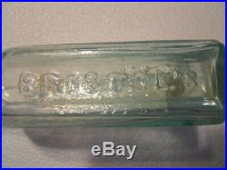 Aqua Open Pontil Bristol's Extract of Sarsaparilla Buffalo NY Medicine Bottle