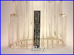Art Deco 1920s Lander New York French Jasmin Perfume Stepped Glass Bottle