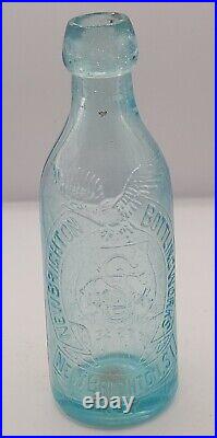 Awesome Embossed Eagle New Brighton Bottling Works New Brighton S. I. Ny Soda