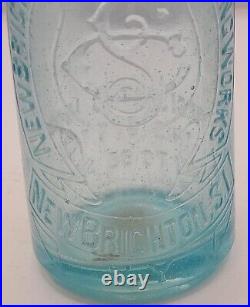 Awesome Embossed Eagle New Brighton Bottling Works New Brighton S. I. Ny Soda