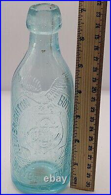 Awesome Embossed Eagle New Brighton Bottling Works New Brighton S. I. Ny Soda