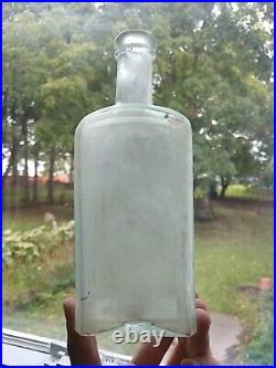 BACH'S AMERICAN COMPOUND AUBURN, N. Y, Pontiled Medicine Bottle