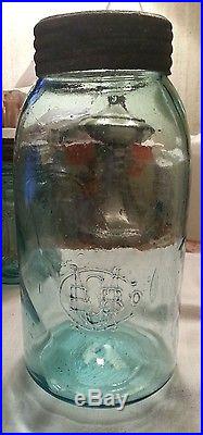 BBGMCo Glass Lid BALL BRO'S GLASS MF'G CO. BUFFALO. N. Y. Jar