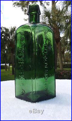 Beautiful 1800's Dr. Townsend's Sarsaparilla Albany Ny, Antique Bitters Bottle
