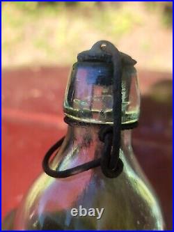 Beautiful 1890s Cairo New York Mineral Water? Old Aqua J. L. Jacobs Bottle