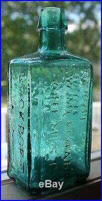 Beautiful Blue Green From the Laboratory of G. W. Merchant Chemist Lockport N. Y