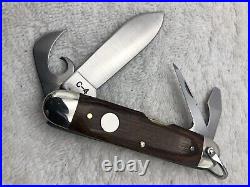 Beautiful Camillus 4 Blade Camp Knife C4 Made In New York USA Vintage