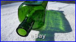 Beautiful Deep Emerald OLD DR. TOWNSEND'S Sarsaparilla NY, Antique Bottle