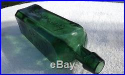 Beautiful Green/teal Old Dr. Townsend's Sarsaparilla N. Y, Antique Bottle