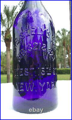 Best Man-cave Whiskey Bottle Ever! 1890's Blob-top G. B. Seely's Son New York