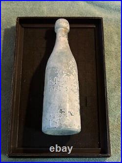 Blob Top Antique Soda Bottle 1800's Cha's W. Lyon Act Athens Greene Co. NY
