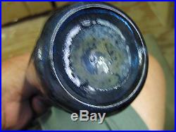 Brilliantcobalt Blueiron Pontil1850's Knickerbocker Blob Lip Soda Watern. Y