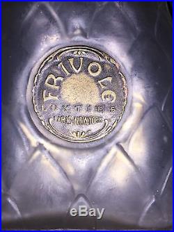 C. 1915 LALIQUE FRIVOLE PERFUME BOTTLE FOR LUYTIES PARIS/NEW YORK