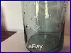 C. F. Spencers Patent Rcohester N. Y. Quart Fruit Jar Error