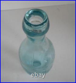 CARL H SCHULTZ 1868 Tenpin Glass Bottle May 1868-New York- Blob Top-Rare