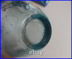 CARL H SCHULTZ 1868 Tenpin Glass Bottle May 1868-New York- Blob Top-Rare