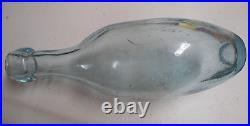 CARL H SCHULTZ 1868 Tenpin Glass Bottle May 1868-New York- Blob Top-Rare