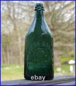 CONGRESS SPRING CO. SARATOGA N. Y. 1880s Mineral Water Bottle
