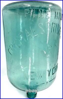 Circa 1910 Pine Hill NY Crystal Spring Water 5 Gallon Jug Catskill Mountains